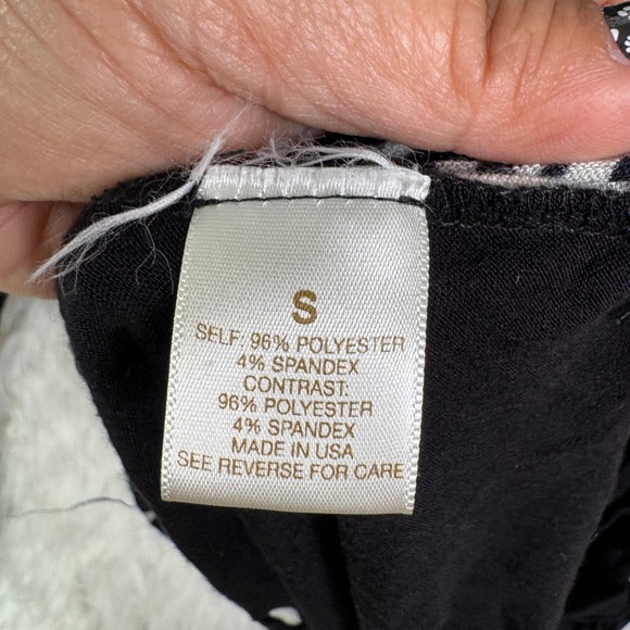 ARDEN B‎ Black Tie Dye Shredded Webbed back Long Sleeve Top Shirt Goth Grunge S - Picture 4 of 7